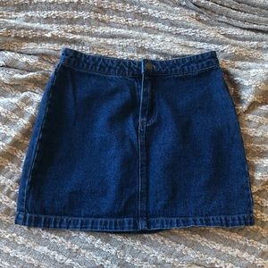 Forever 21 dark wash denim skirt